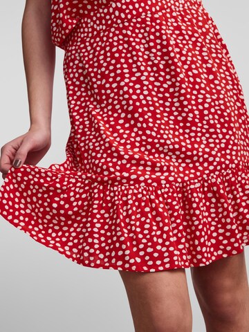 PIECES Skirt 'Nya' in Red