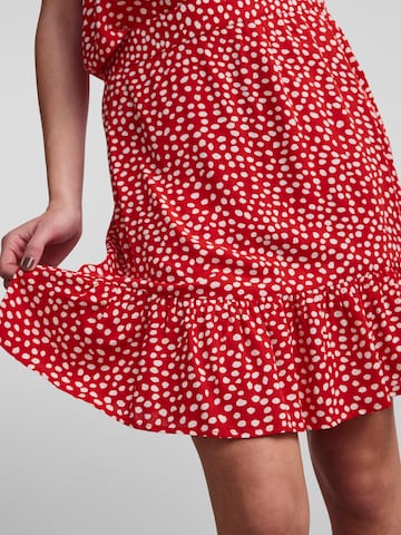 PIECES Skirt 'Nya' in Red