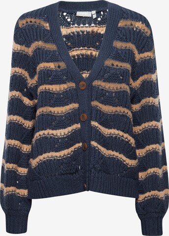 Fransa Knit Cardigan 'FRAYA' in Blue: front