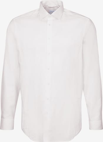 SEIDENSTICKER - Camisa de negocios en blanco: frente