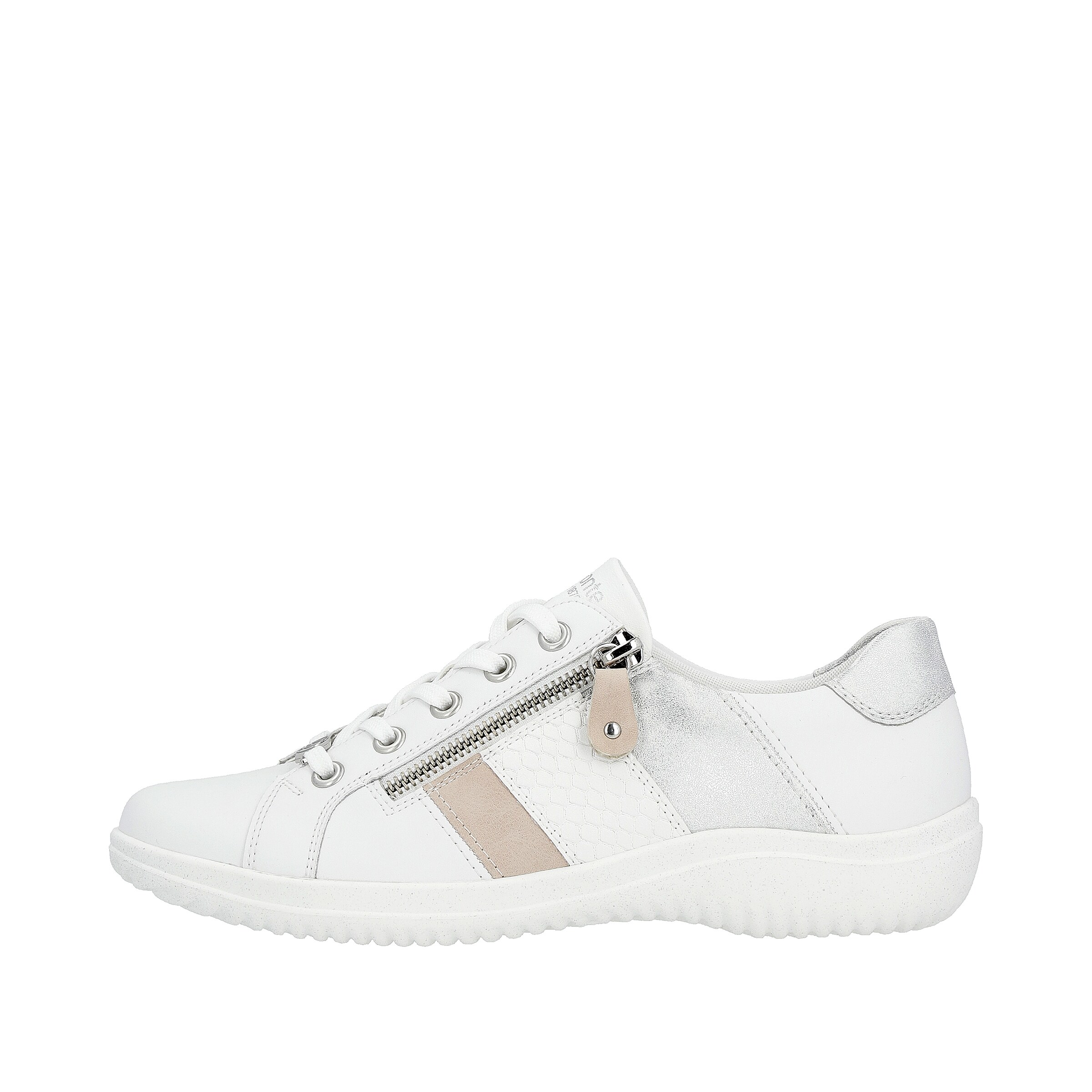 Chaussure de sport à lacets ' D1E00 ' REMONTE en blanc