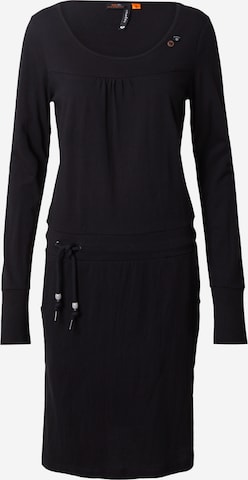 Ragwear - Vestido 'PENELLOPE' en negro: frente
