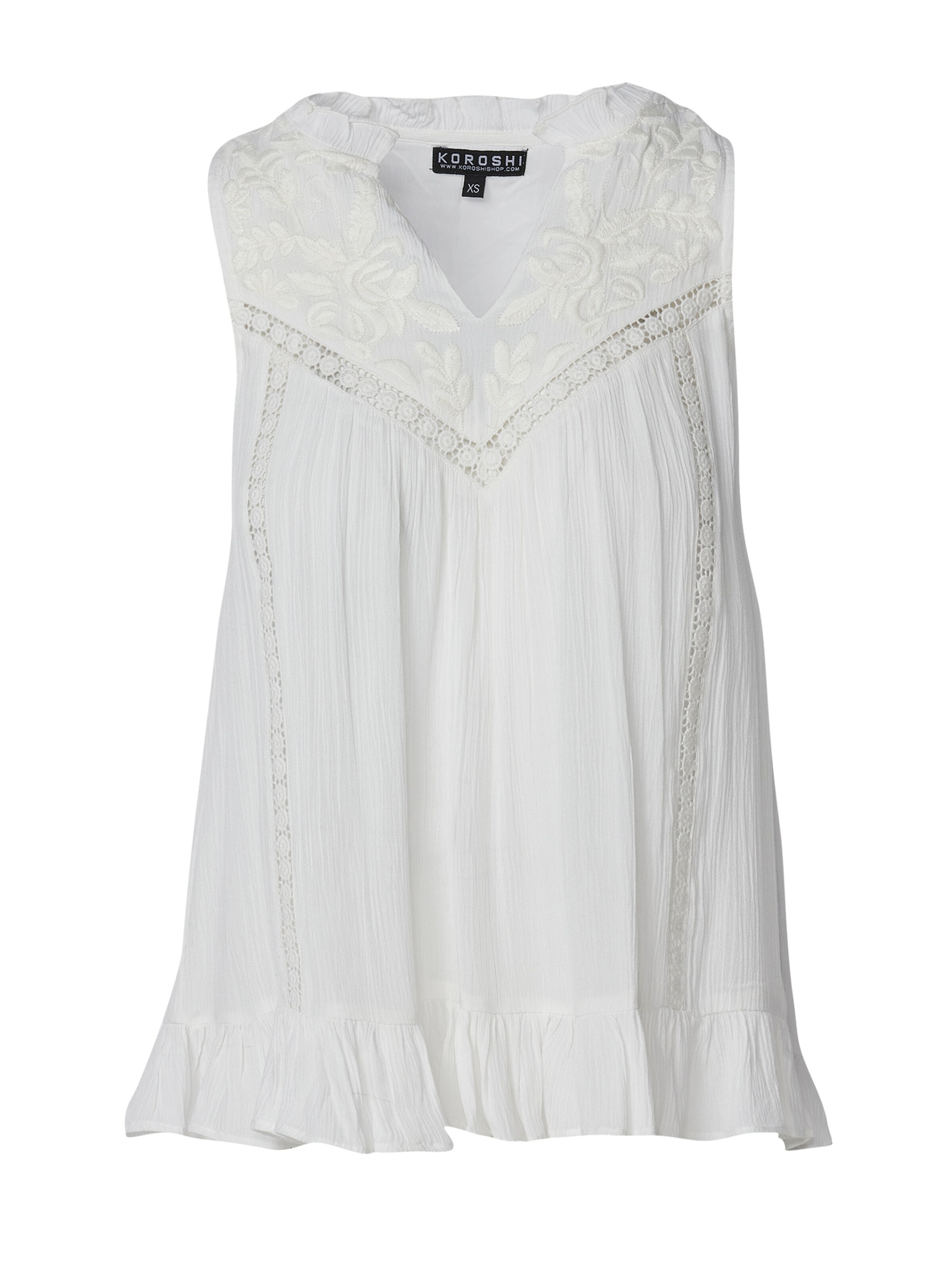 Bluză de la KOROSHI pe alb: față