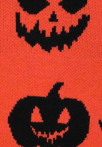 swirly Trui 'Halloween' in Oranje