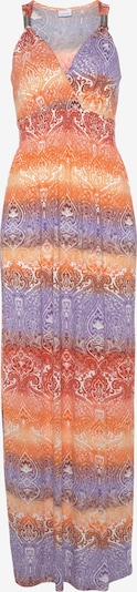 LASCANA Robe d’été en violet / orange / rouge, Vue avec produit