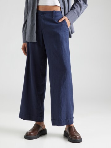 Wide leg Pantaloni 'LIVVY' di HOLLISTER in blu: frontale