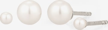 Boucles d'oreilles 'Pearl' ELLI en argent : devant