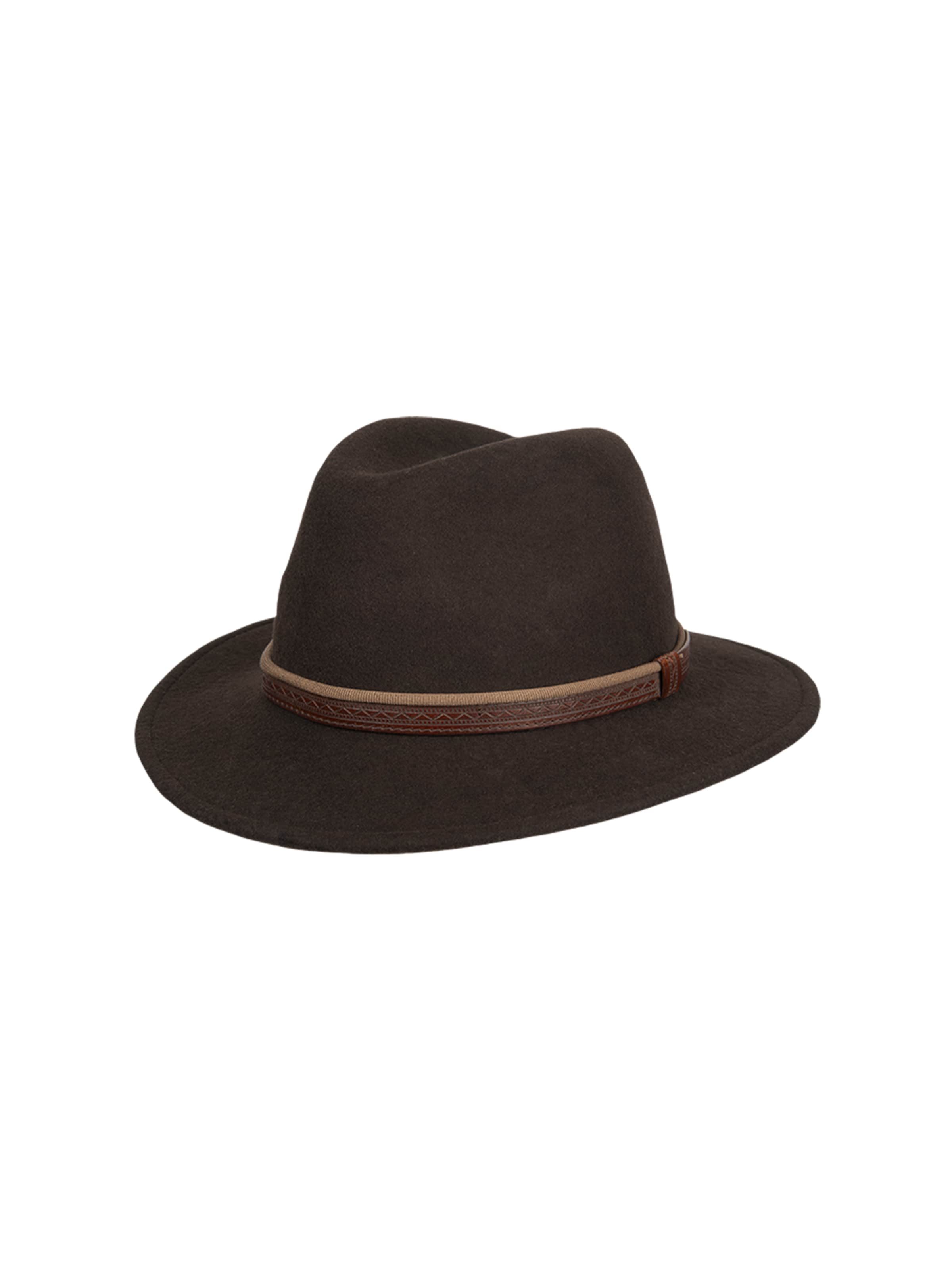 Hatland Hat 'Camillo' in Brown: front