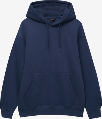 Pull&Bear Sweatshirt in Blauw: voorkant