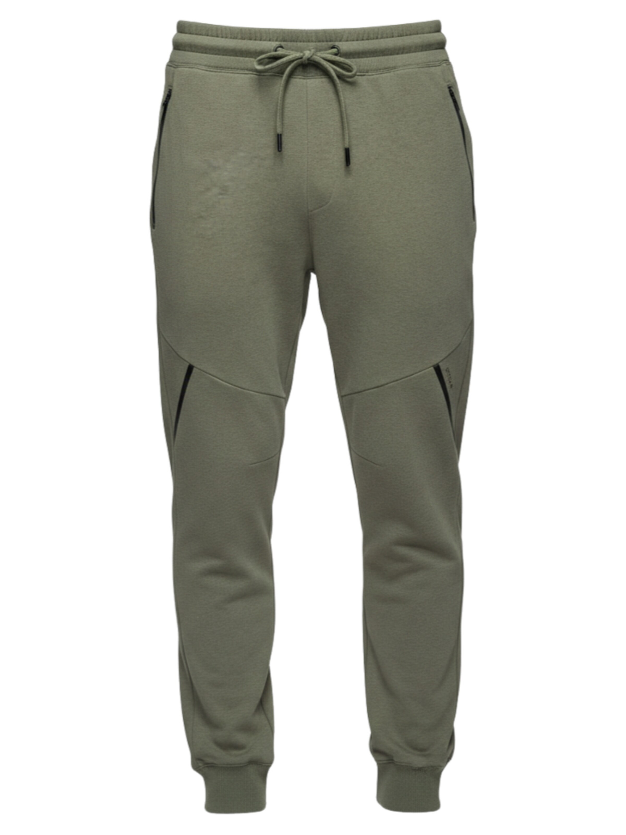 Ombre Tapered Hose in Grün: Vorderseite