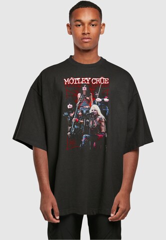 Maglietta 'Motley Crue - Live Montage' di Merchcode in nero: frontale