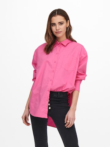 ONLY Bluza 'Corina' | roza barva: sprednja stran