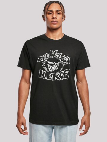 F4NT4STIC T-Shirt 'Die Wilden Kerle ' in Schwarz: Vorderseite