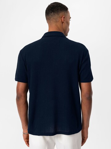 Coupe regular Vestes en maille 'Zagreb' Antioch en bleu