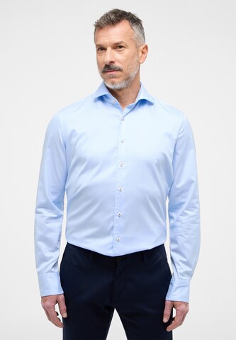 ETERNA Slim fit Zakelijk overhemd ' SLIM FIT ' in Blauw: voorkant