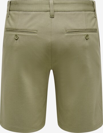 Only & Sons Regular Shorts 'Mark' in Grün