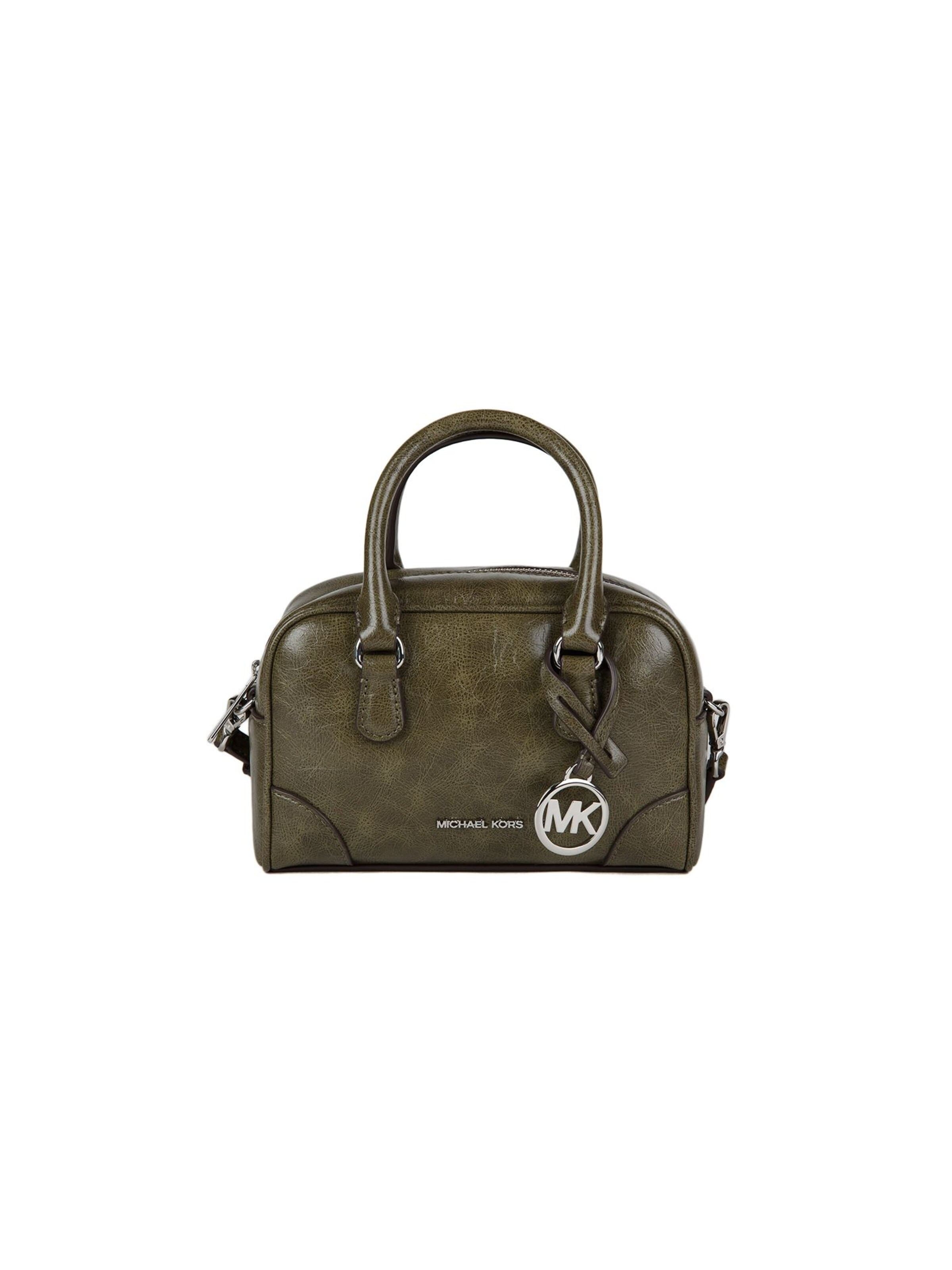Michael Kors Handtasche 'Thompson Extra-Small Satchel Crossbody'‌‌ in Grün: Vorderseite