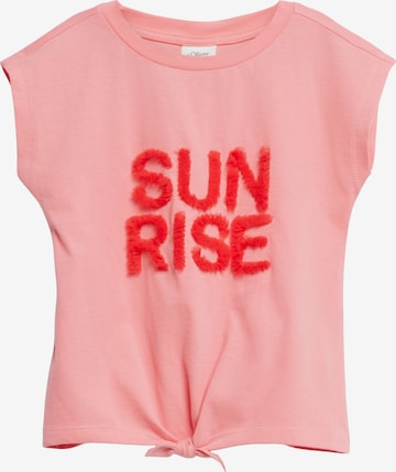 T-Shirt s.Oliver en rose : devant