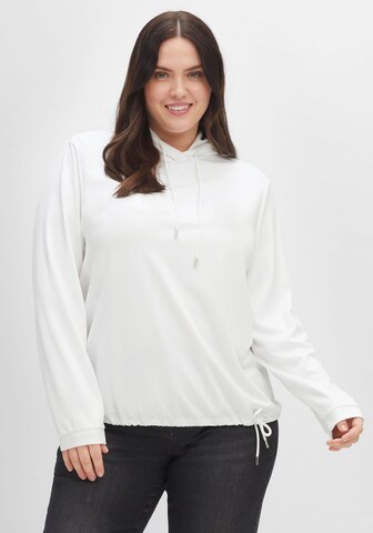 SHEEGO Sweatshirt in White: front