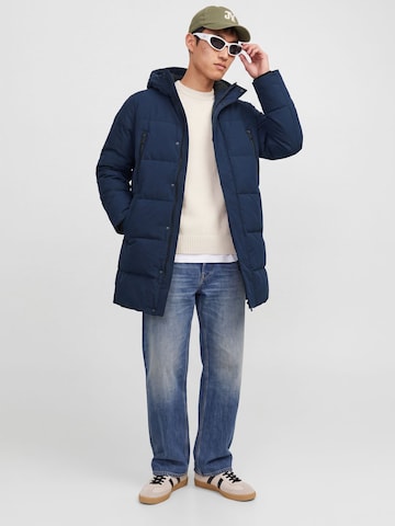 JACK & JONES Зимнее пальто 'JJEBecks' в Синий