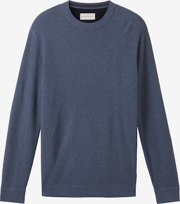 Pull-over TOM TAILOR en bleu : devant