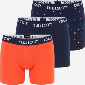 Lyle & Scott - Calzoncillo boxer 'ELLIOT' en azul: frente