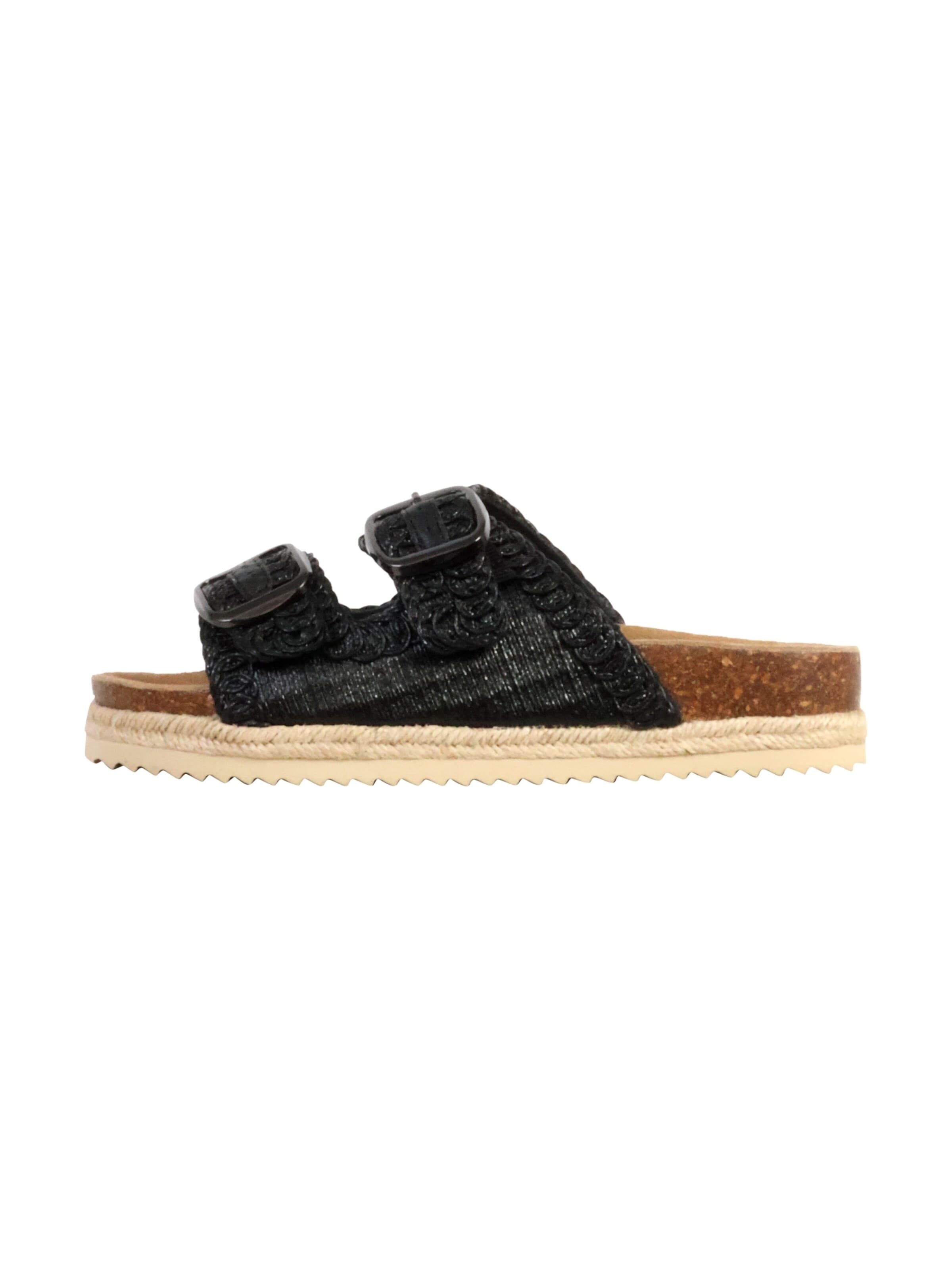 Xti Sandale 'Ledersandalen'‌‌‌‌‌‌‌ in Schwarz: Vorderseite