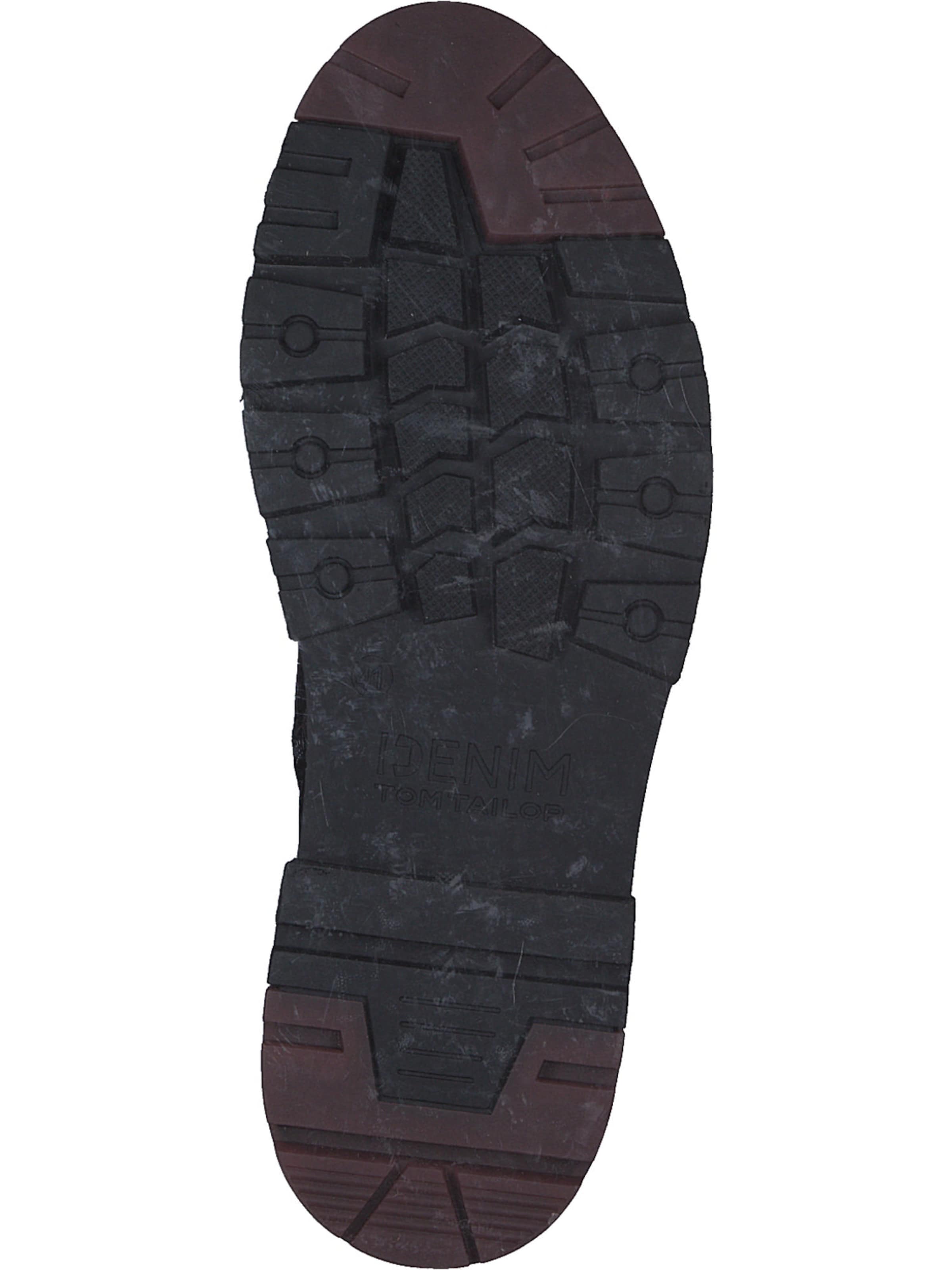 Bottines à lacets TOM TAILOR DENIM en noir