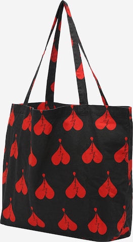 AllSaints Nákupní taška 'SPLIT HEART' – černá: přední strana