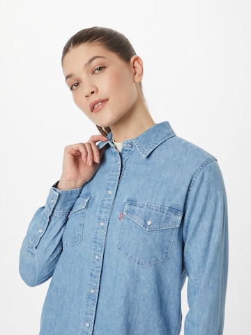 LEVI'S ® Bluse 'Iconic Western' in Blau