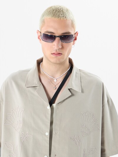 VAMOS CLO Button Up Shirt in Khaki / Light green, Item view