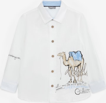 Gulliver Regular fit Button Up Shirt in White: front