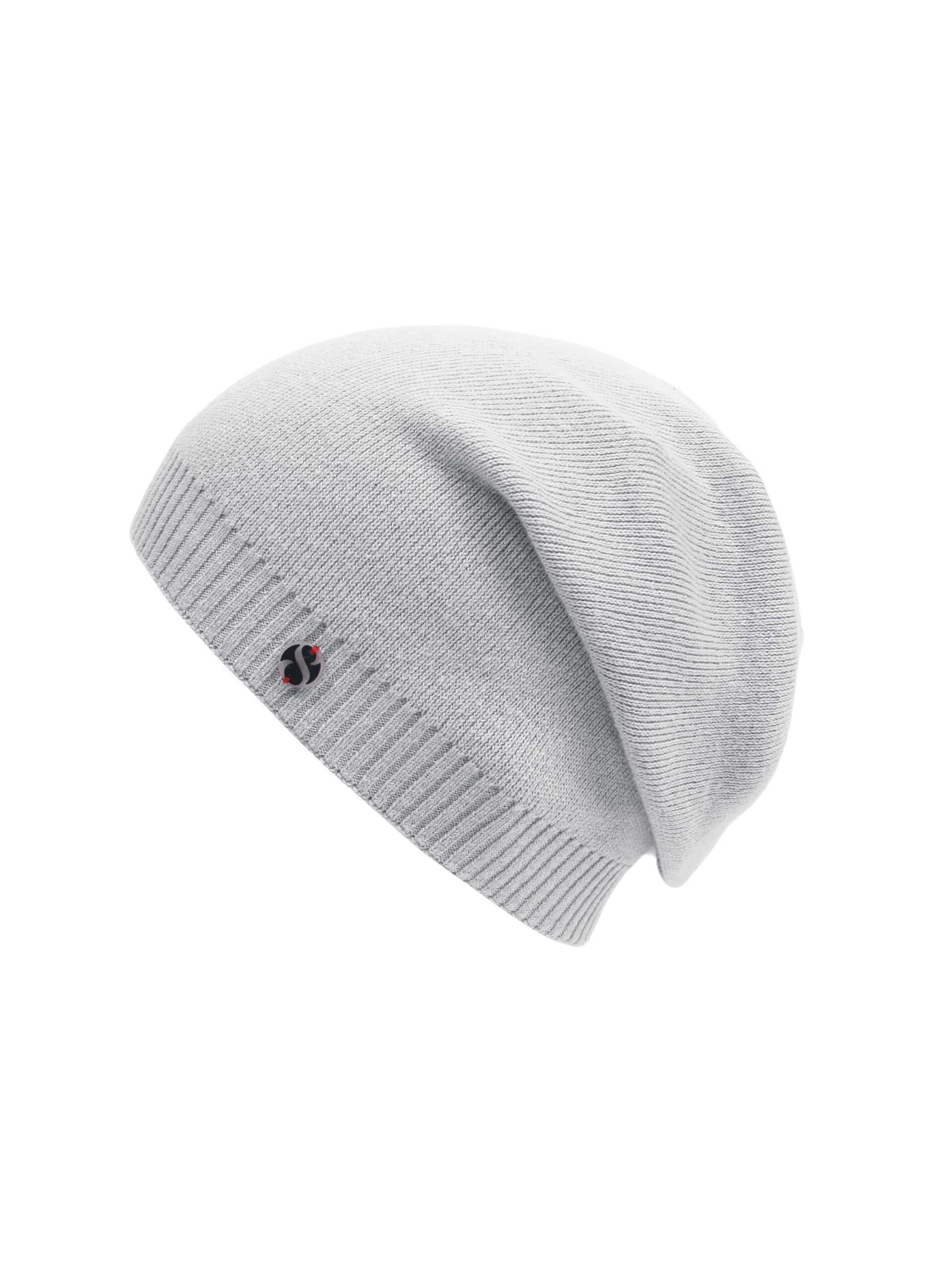 SAMAYA Mütze 'Elen', superweich und wärmend in Grau