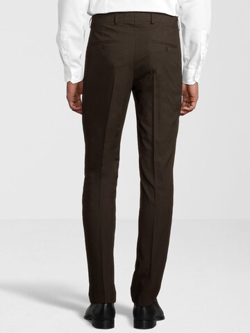 Steffen Klein Slim fit Suit 'Slim fit' in Brown
