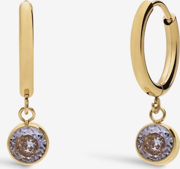 Lucardi Ohrringe in Gold: Vorderseite