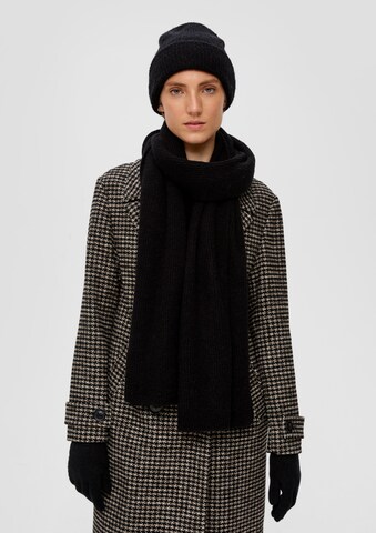 Bonnet s.Oliver BLACK LABEL en noir : devant