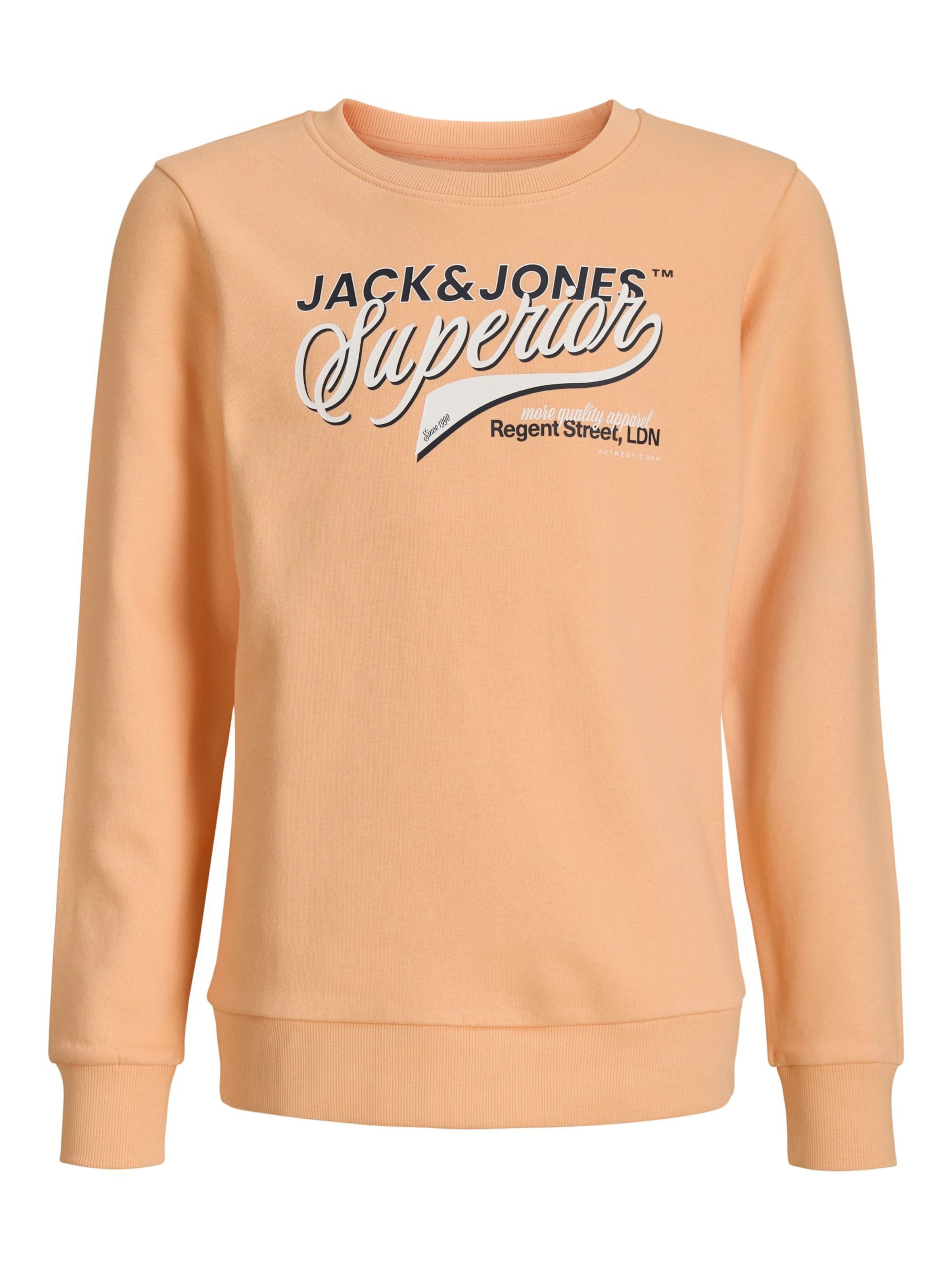 Jack & Jones Junior Sweatshirt in Beige: voorkant