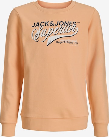 Sweat Jack & Jones Junior en beige : devant