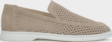 Estro Moccasins '09-3470' in Beige: front