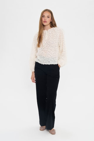 SAINT TROPEZ Bluse i hvid