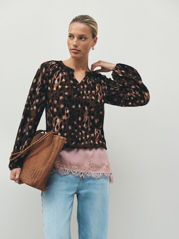 Next Bluse i brun: forside