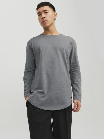 JACK & JONES Shirt 'Enoa' in Grey: front
