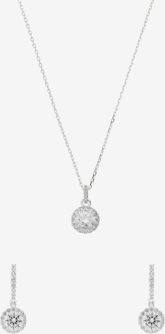 Lucardi Sieraden set 'Schick' in Zilver: voorkant