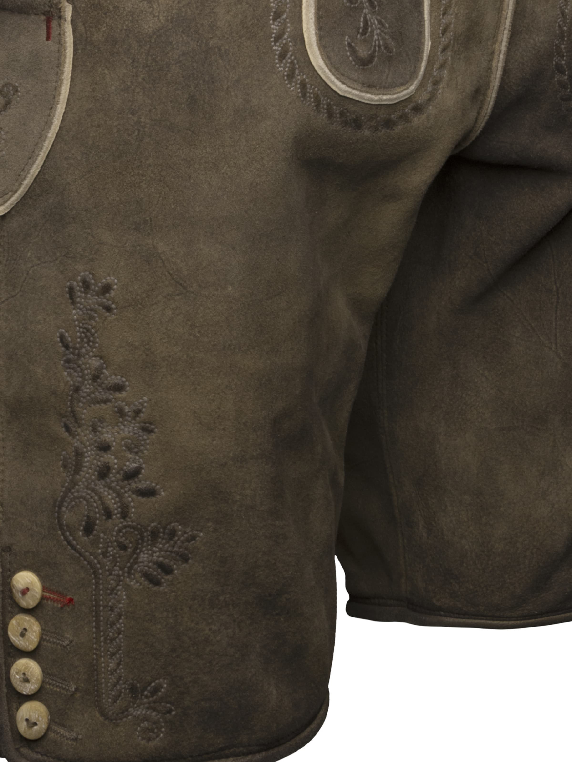 Krüger Buam Regular Klederdracht broek 'Dante' in Bruin