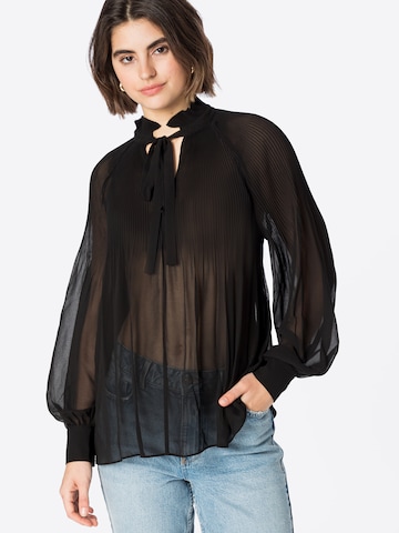 OUI Blouse in Black: front