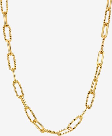 Collana 'Edge Twist' di Hey Happiness in oro: frontale