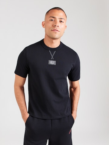 Nike Sportswear Футболка в Черный: спереди