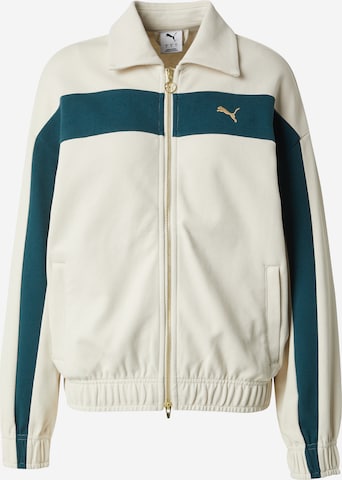 PUMA Φθινοπωρινό και ανοιξιάτικο μπουφάν σε μπεζ: μπροστά