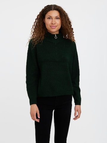 VERO MODA Sweater 'PLAZA' in Green: front