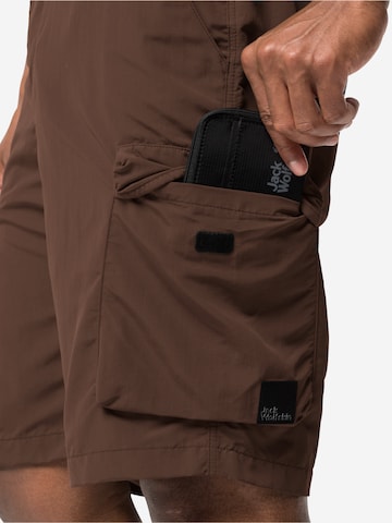 Regular Pantaloni outdoor 'KALAHARI' de la JACK WOLFSKIN pe roșu